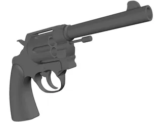 Smith&Wesson Police Model 1917 3D Model preview
