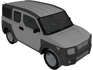 Honda Element 3D Model preview