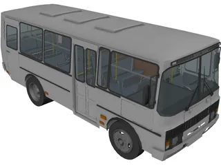 PAZ 3205 3D Model preview