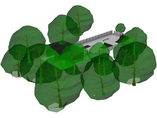 Skate Park 3D Model preview