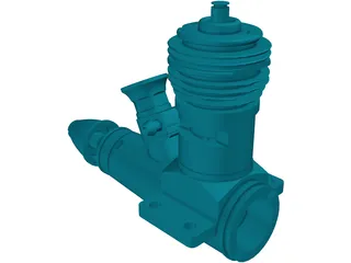 RC Engine 3D Model preview
