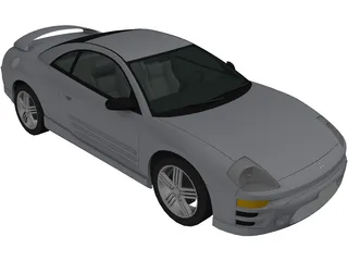 Mitsubishi Eclipse (2003) 3D Model preview