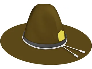 Trooper Hat 3D Model preview