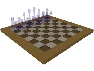 Chess 3D Model preview