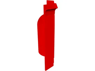 Corner Art Niche 3D Model preview