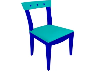 Desk Chair 3D Model preview