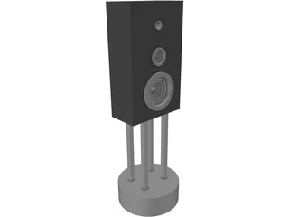 Speaker 3D Model preview