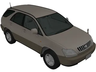 Toyota Harrier 3D Model preview