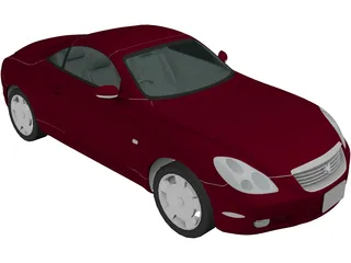 Toyota Soarer (2000) 3D Model preview