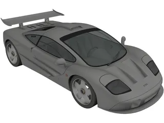 McLaren F1 3D Model preview