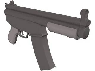 MP5 3D Model preview