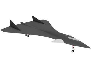 Aurora Spy Plane 3D Model preview