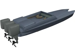 Offshore Cat 3D Model preview
