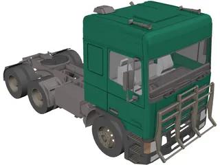 Man Truck 3D Model preview