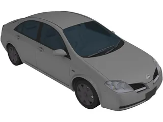 Nissan Primera (2001) 3D Model preview