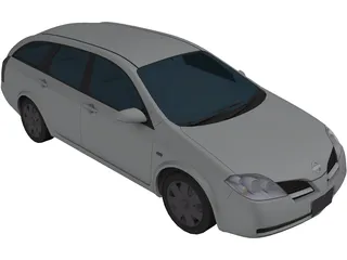 Nissan Primera Wagon (2001) 3D Model preview