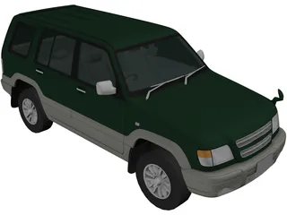 Isuzu Bighorn (2001) 3D Model preview