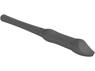 Blockflute 3D Model preview