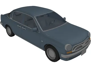 Toyota Origin 3D Model preview