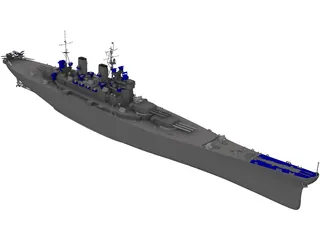 HMS Temeraire 3D Model preview