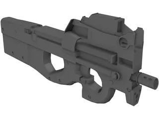 P-90P 3D Model preview