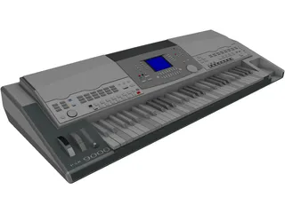 Yamaha PSR 9000 3D Model preview