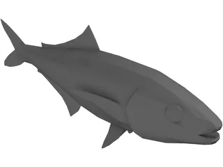 Full Fish 3D Model preview