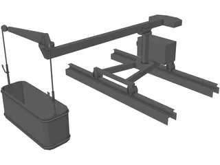 Window Crane (Small) 3D Model preview