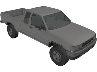 Toyota HiLux UTE 3D Model preview