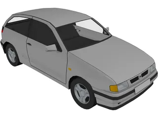 Seat Ibiza 3D Model preview