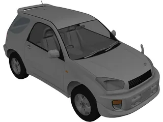 Toyota RAV4 (2000) 3D Model preview