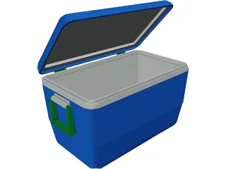 Chest Cooler 3D Model preview
