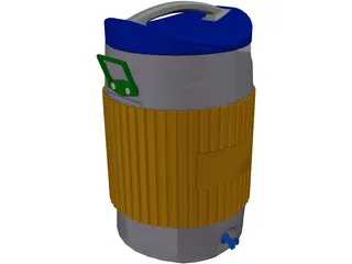 Drink Cooler 3D Model preview