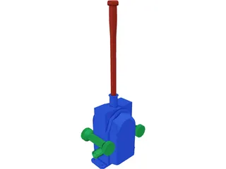 Hand Pump 3D Model preview