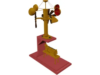 Anemometer 3D Model preview