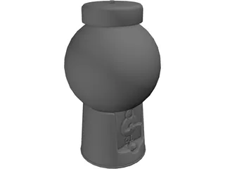 Gumball Machine 3D Model preview