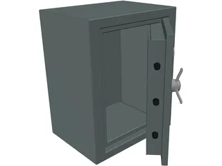 Safe Medium 3D Model preview