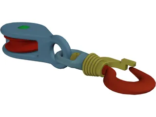 Crane Hook Small 3D Model preview