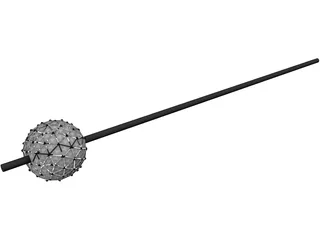 New Years Eve Countdown Ball 3D Model preview