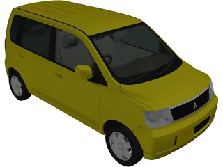 Mitsubishi eK Wagon [Japan] 3D Model preview