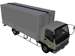 Isuzu Forward V 3D Model preview