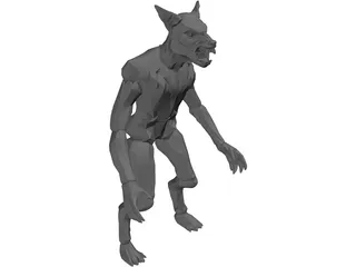 Warewolf 3D Model preview
