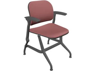 Steelcase Cachet Chair 3D Model preview