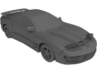 Pontiac Trans Am WS6 3D Model preview