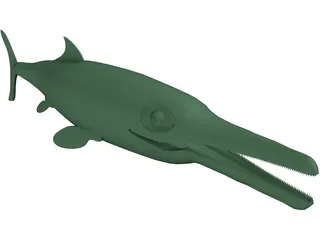 Ictiosaurus 3D Model preview