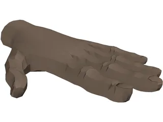 Hand 3D Model preview