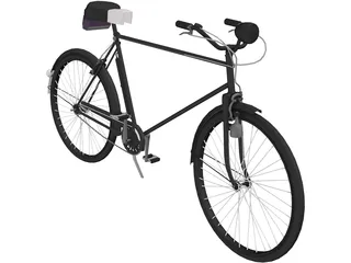 Bicycle JC Higgins 3spd English 3D Model preview
