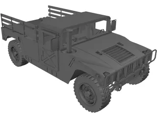 HUMVEE 2-door 3D Model preview
