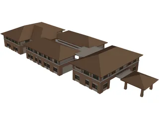 Multi Purpose Building 3D Model preview