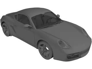 Porsche Cayman S 3D Model preview